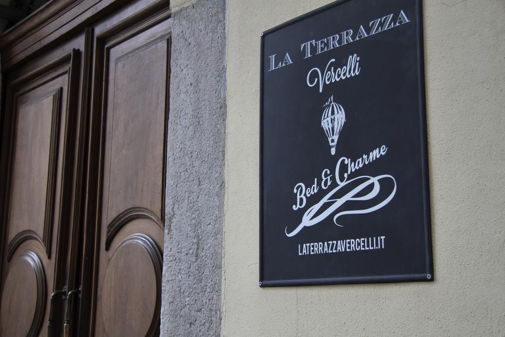 La Terrazza Vercelli Bed & Charme Eksteriør bilde